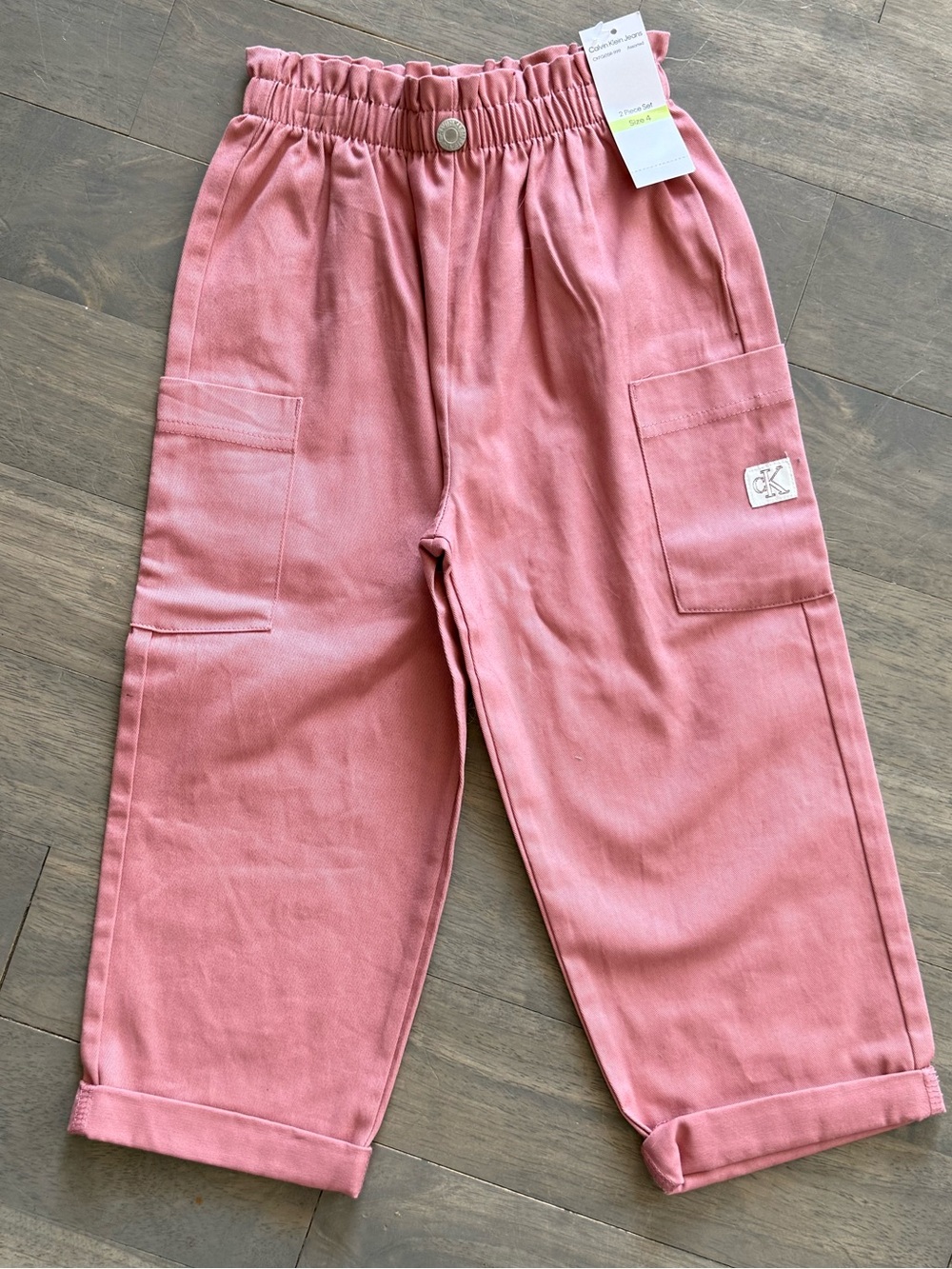 Calvin Klein Kids Dusty Rose Cargo Joggers